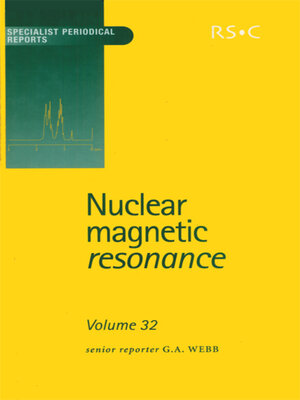 cover image of Nuclear Magnetic Resonance, Volume 32
